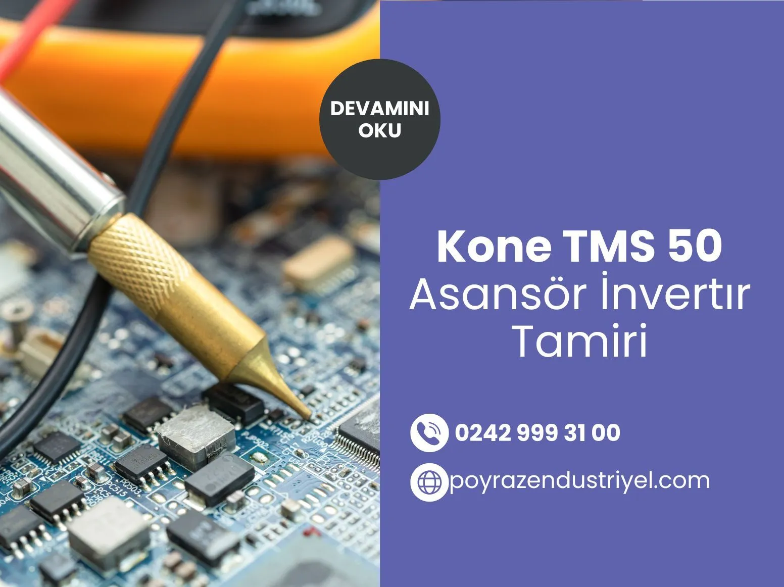 Kone Tms50 Asansör İnvertır Tamiri